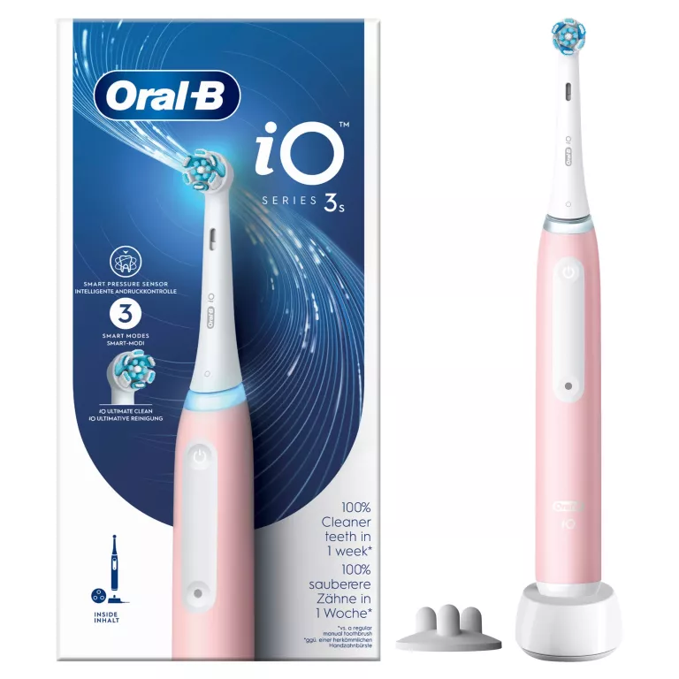ORAL B - IO3S BLUSH PINK ELECTRIC TOOTHBRUSH LEKKO USZKODZONY KARTONIK