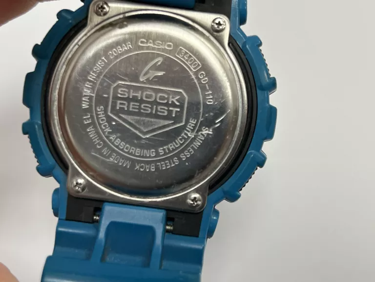 ZEGAREK CASIO G-SHOCK GD-110 NIEBIESKI