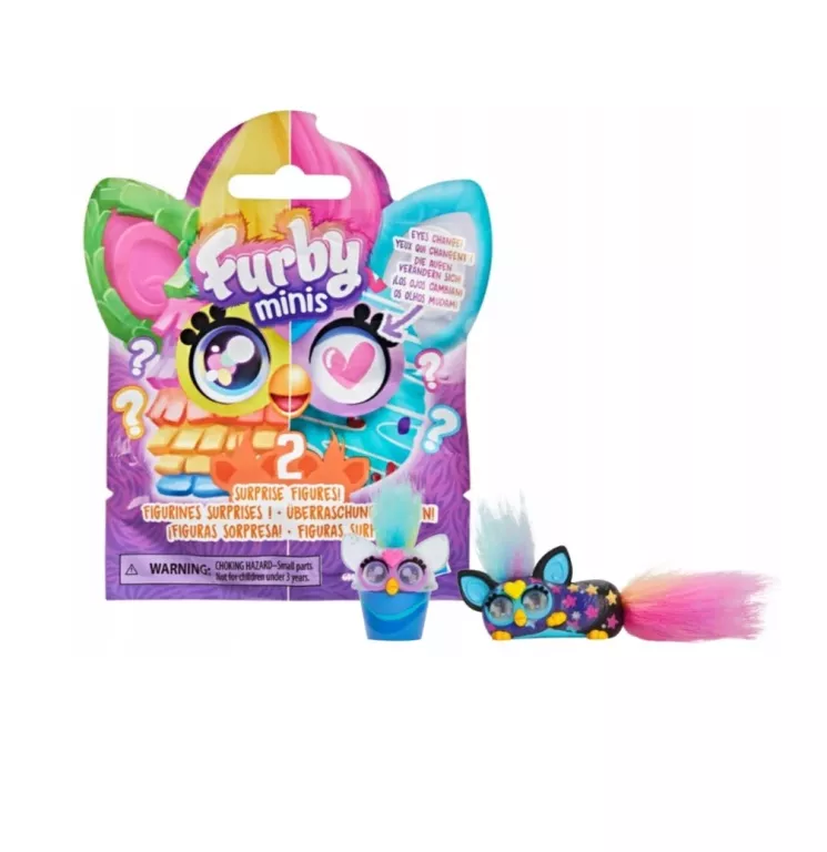 FURBISIE MINI FURBY MINIS FIGURKI KOLEKCJONERSKIE 2SZT MINI MASKOTKA