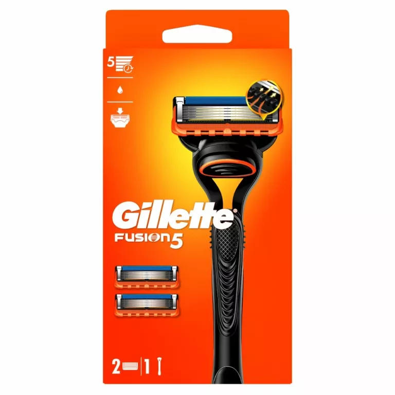 GILLETTE FUSION 5 MASZYNKA + 2 WKŁADY