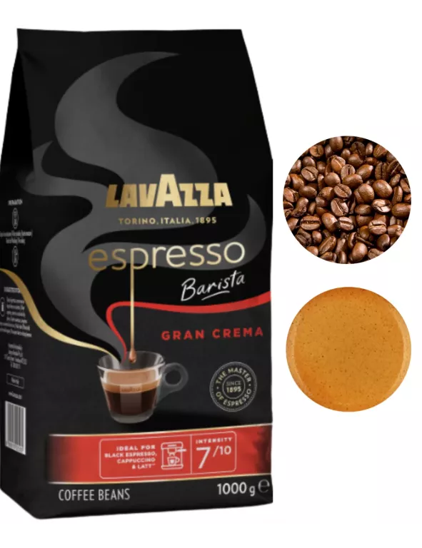 KAWA ZIARNISTA MIESZANA LAVAZZA ESPRESSO BARISTA GRAN CREMA 1000 G