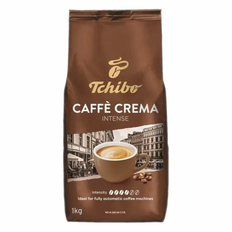TCHIBO CAFFE CREMA INTENSE KAWA ZIARNISTA 1KG 03/2027