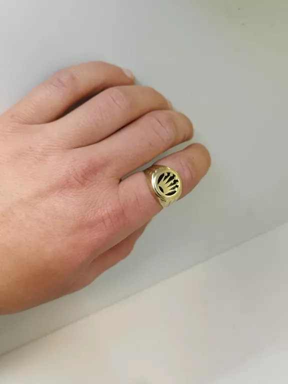 ZŁOTY SYGNET R25 ZŁOTO 585