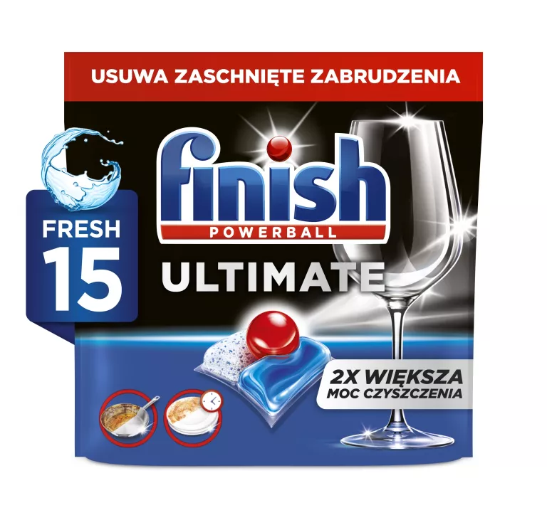 FINISH KAPSUŁKI DO ZMYWARKI ULTIMATE ALL IN ONE 15 SZT