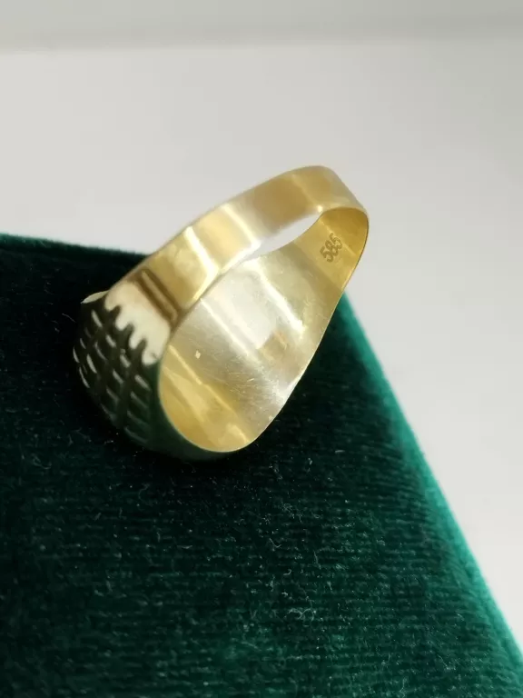 ZŁOTY SYGNET R25 ZŁOTO 585