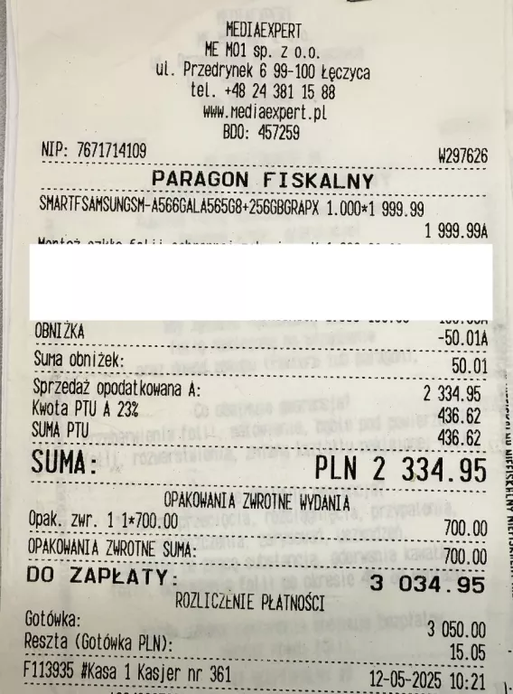 TELEFON SAMSUNG GALAXY A56 5G 8 GB / 256 GB + GWARANCJA + UBEZPIECZENIE !