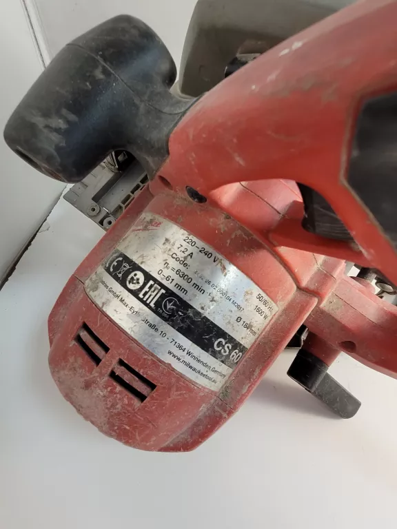 PILARKA TARCZOWA MILWAUKEE CS60