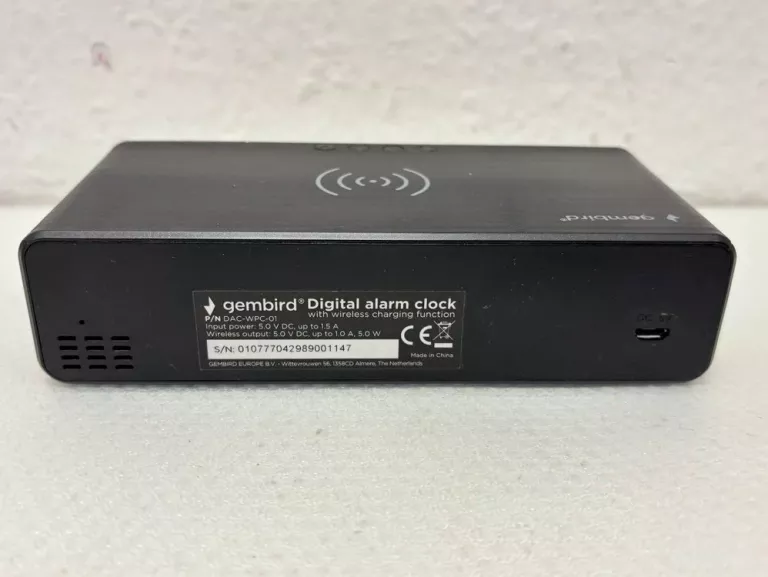 ZEGAR Z ŁADOWARKĄ INDUKCYJNA GEMBIRD