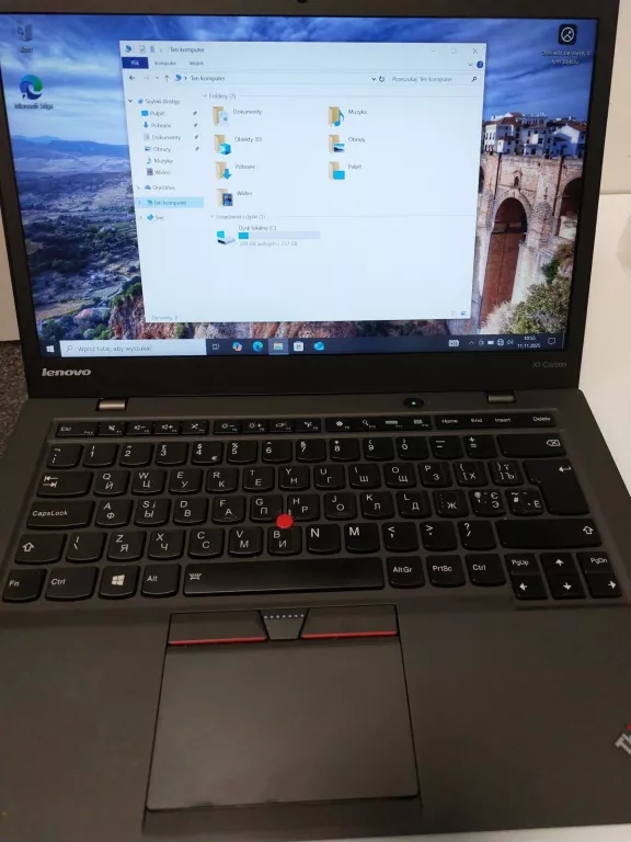 LAPTOP LENOVO  X1 CARBON I5/8/256GB ŁAD