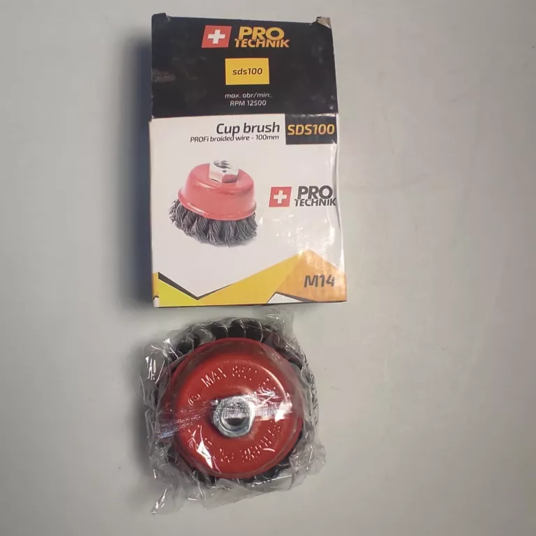 SZCZOTKA NA SZLIFIERKĘ DRUCIANA 100MM