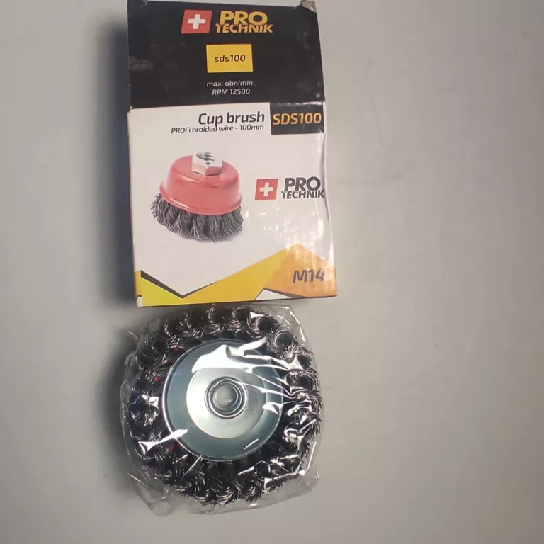 SZCZOTKA NA SZLIFIERKĘ DRUCIANA 100MM