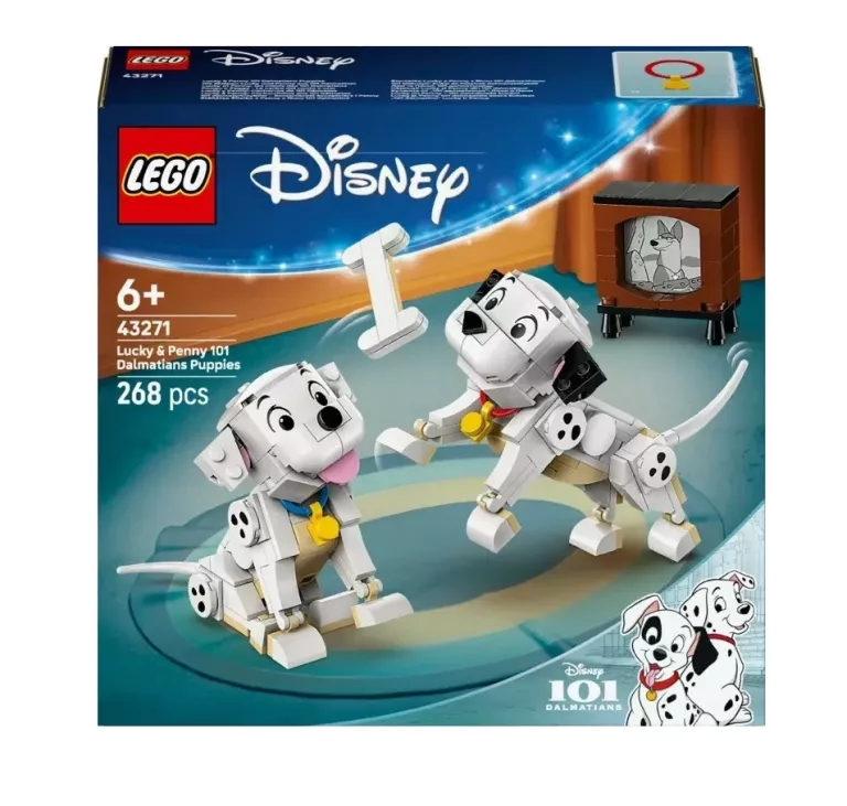 LEGO DISNEY 43271 101 DALMATYŃCZYKÓW SZCZĘŚCIARZ I PENNY