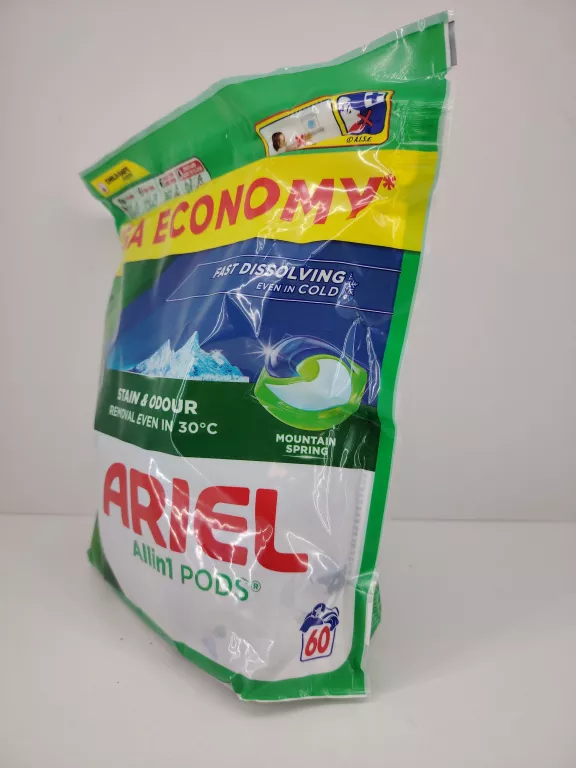KAPSUŁKI ARIEL ALL IN 1 PODS 60 SZT ALPEJSKA ŚWIEŻOŚĆ