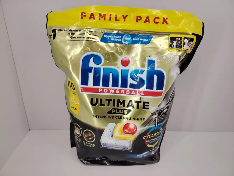 KAPSUŁKI DO ZMYWARKI FINISH POWERBALL ULTIMATE PLUS ALL IN 1 110 SZT.
