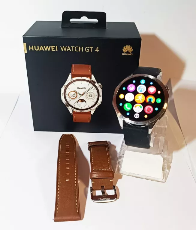 SMARTWATCH HUAWEI GT 4/ŁADOWARKA/PUDĘŁKO