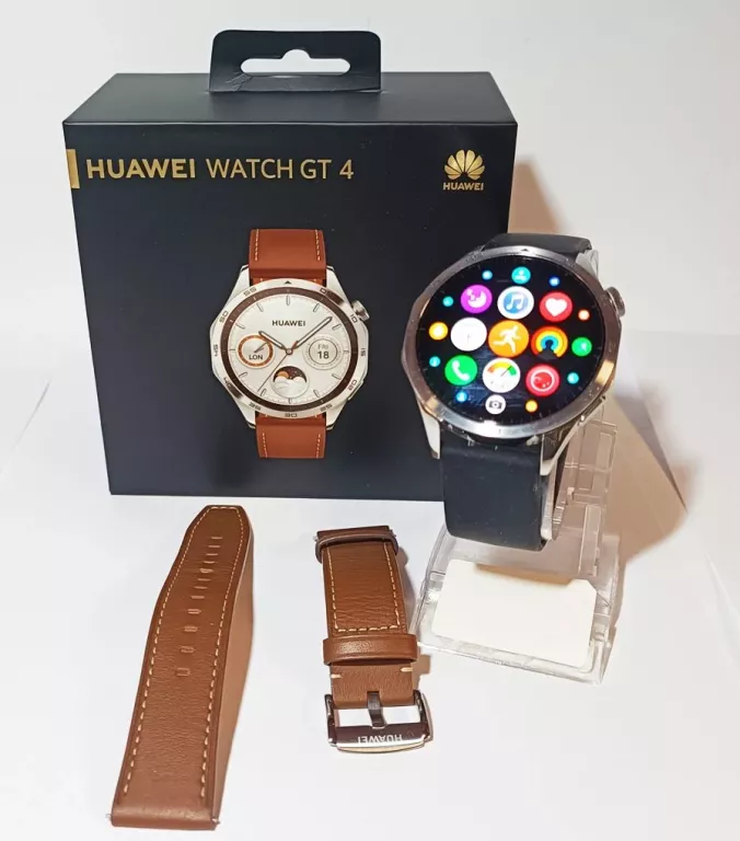 SMARTWATCH HUAWEI GT 4/ŁADOWARKA/PUDĘŁKO