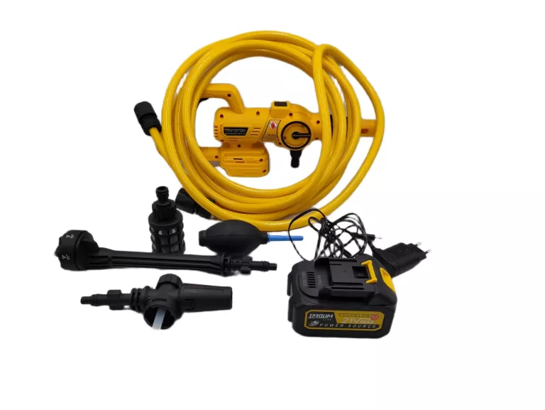 MYJKA CIŚNIENIOWA AKUMULATOROWA BEZPRZEWODOWA IMOUM 4AH 21V 400W ZESTAW