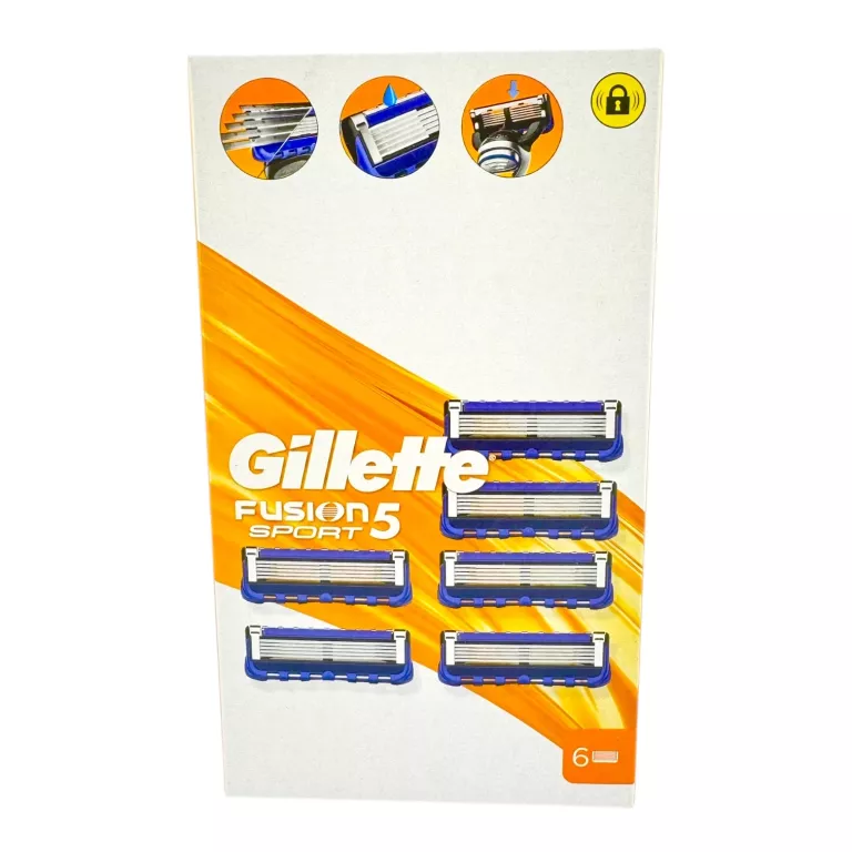 WKŁAD DO MASZYNKI GILLETTE FUSION5 SPORT 6 SZT