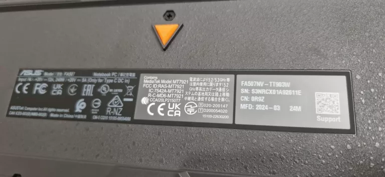 LAPTOP ASUS TUF GAMING A15 FA507NV 16GB/1TB + GWARANCJA + UBEZPIECZENIE