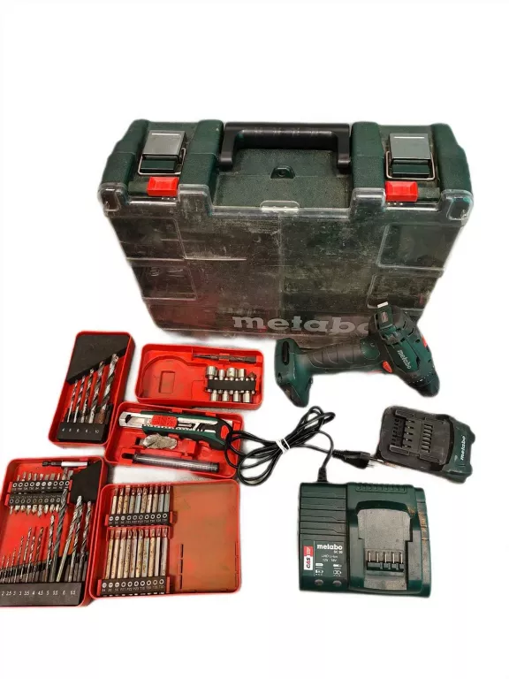 WRKĘTARKA METABO BS 18 W WALIZCE ŁADOWARKA AKU 2AH