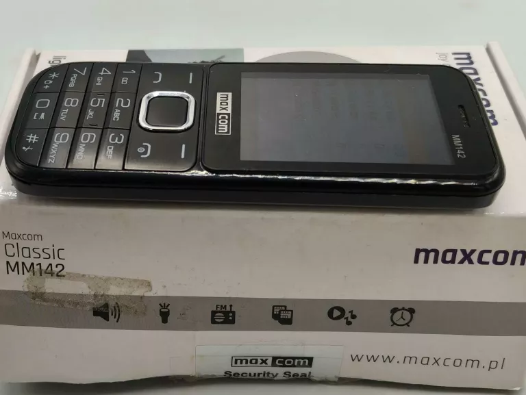 TELEFON MAXCOM MM142 PUDEŁKO
