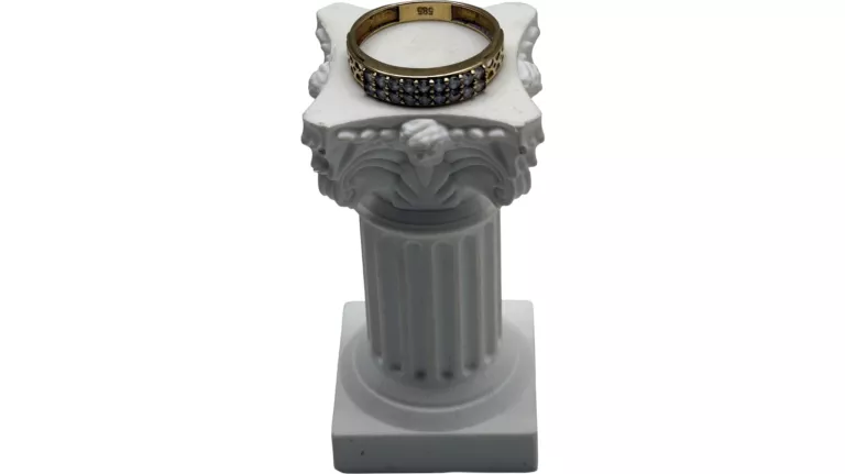 PRZEŚLICZNY ZŁOTY PIERŚCIONEK 2,64G PR585 R23