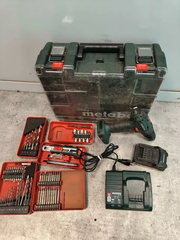 WRKĘTARKA METABO BS 18 W WALIZCE ŁADOWARKA AKU 2AH