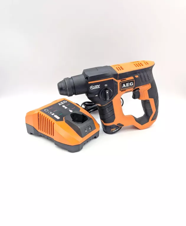 MŁOTOWIERTARKA AEG BBH12 12V SDS-PLUS + AKUMULATOR 2.0AH + ŁADOWARKA