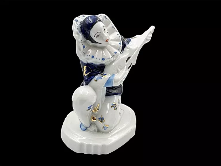 PIEROT PORCELANOWA FIGURKA 16 CM