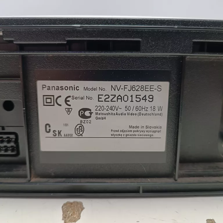 panasonic-odtwarzac-kaset-nv-fj628ee-s-stan-11323-253798