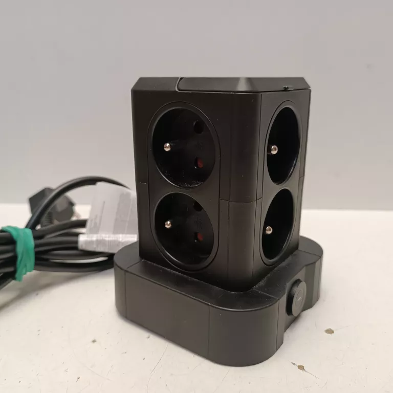 PRZEDŁUŻACZ LISTWOWY PROMAX 1,4 M 8 SZT. GNIAZD CZARNE