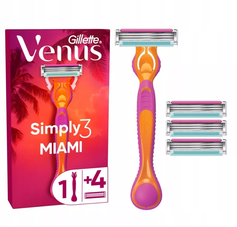 MASZYNKA NA WKŁADY DO GOLENIA VENUS GILLETTE 4 SZT.