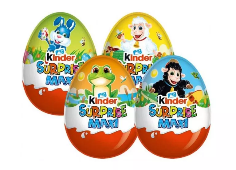 KINDER NIESPODZIANKA MAXI SŁODKIE JAJKO POKRYTE CZEKOLADĄ MLECZNĄ 100 G