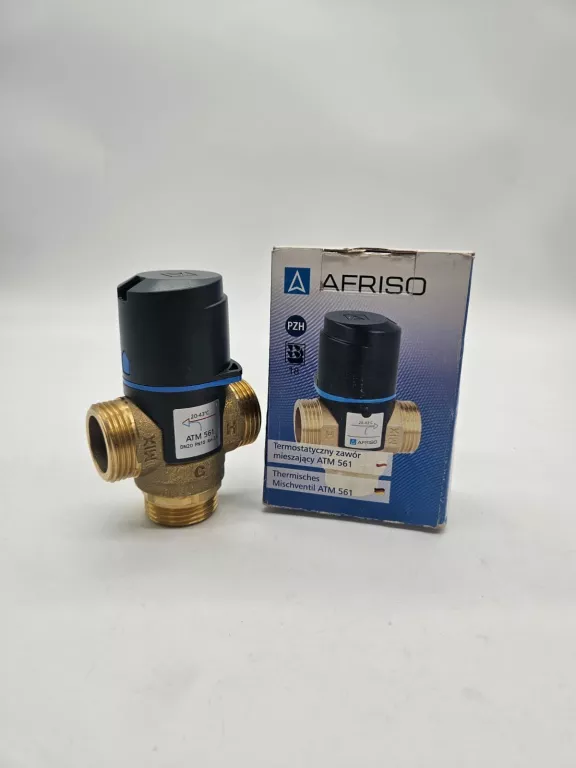 ZAWÓR MIESZAJĄCY TERMOSTATYCZNY ATM 561 1" 20 ÷ 43°C, KVS 2,5 M3/H AFRISO
