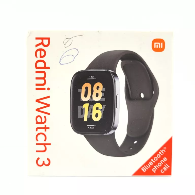 SMARTWATCH XIAOMI REDMI WATCH 3 CZARNY + PUDEŁKO