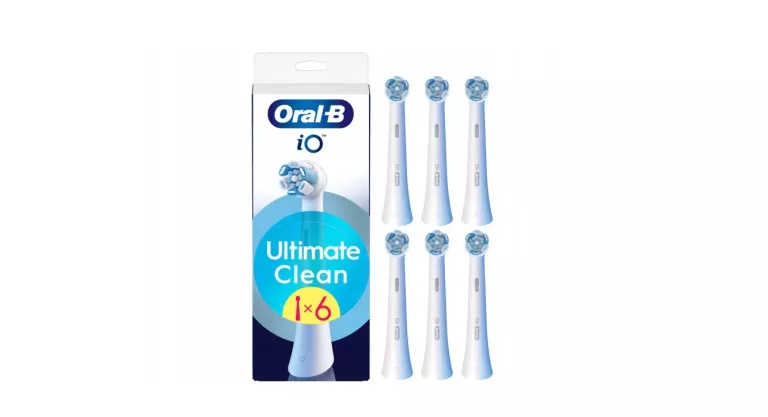 KOŃCÓWKA SZCZOTECZKI ORAL-B IO ULTIMATE CLEAN BIAŁY (6 SZT.)