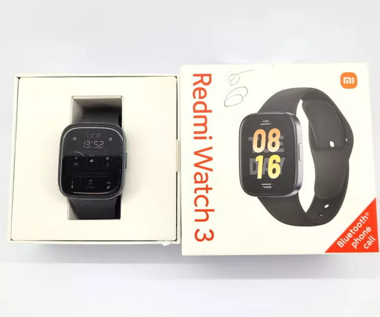 SMARTWATCH XIAOMI REDMI WATCH 3 CZARNY + PUDEŁKO