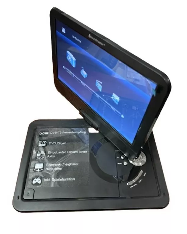 PRZENOŚNY ODTWARZACZ DVD + TUNER DVB-T2 SOUNDMASTER PDB1910SW