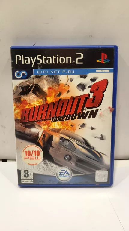 GRA NA PS2  BURNOUT 3 TAKEDOWN