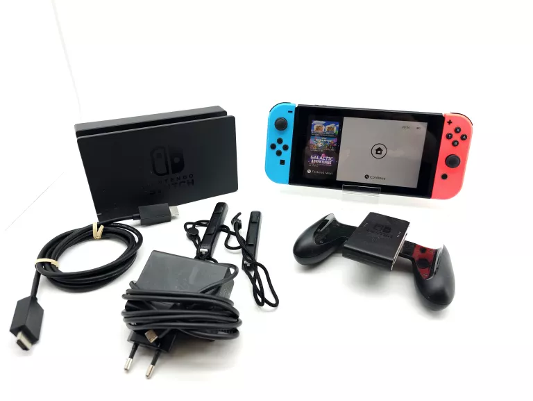 KONSOLA NINTENDO SWITCH HAC-001 KARTA 128GB + AKCESORIA