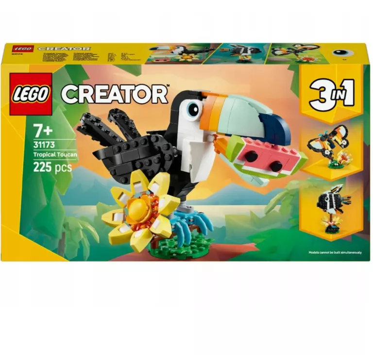 LEGO CREATOR 3 W 1 31173 DZIKIE ZWIERZĘTA: TROPIKALNY TUKAN