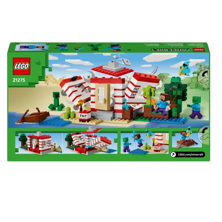 LEGO MINECRAFT 21275 TNT DOM W DŻUNGLI
