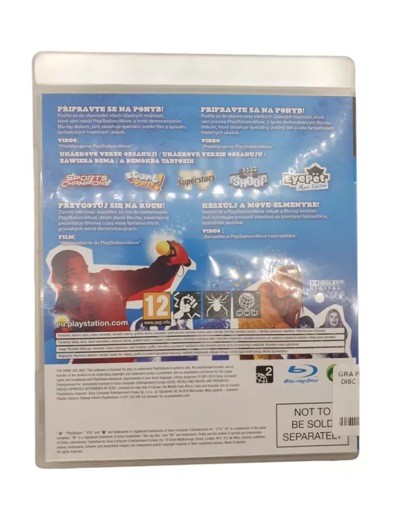 GRA PS3 PLAYSTATION MOVE STARTER DISC SONY PLAYSTATION 3 (PS3)