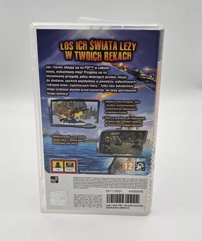 GRA PSP JAK AND DAXTER ZAGINIONA GRANICA