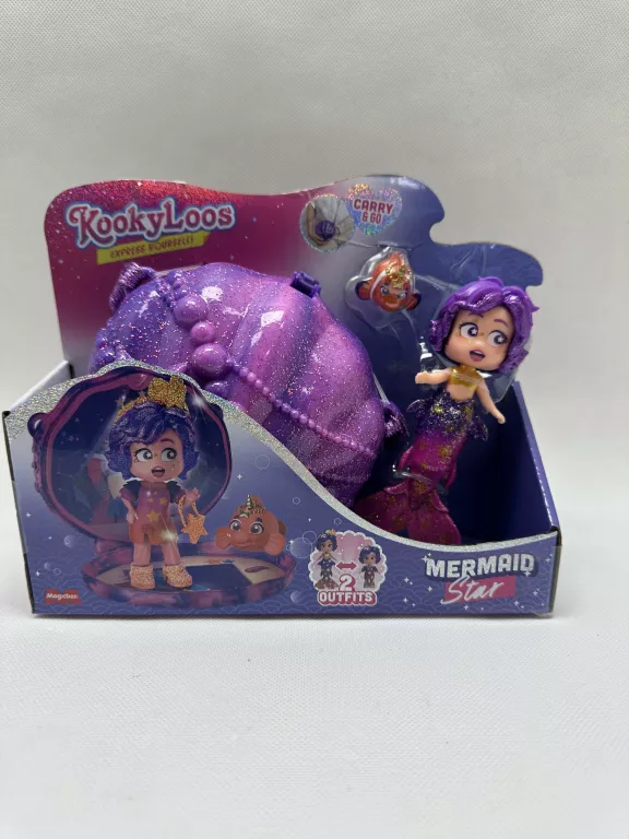 KOOKYLOOS  FIGURKA MUSZLA FIOLETOWA