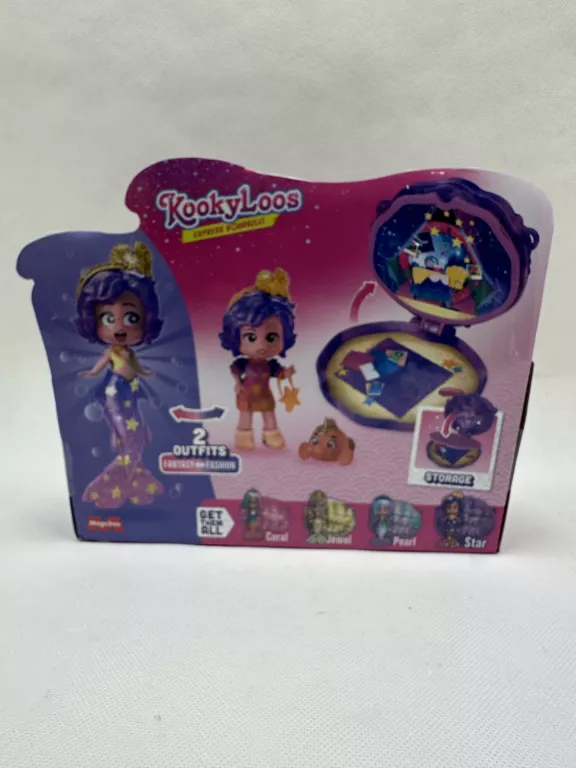 KOOKYLOOS  FIGURKA MUSZLA FIOLETOWA