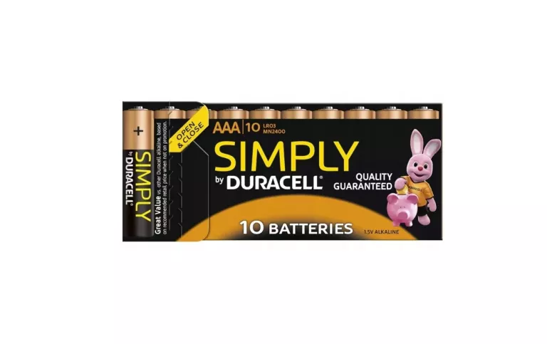 BATERIE DURACELL AAA LR3 ALKALICZNE 10 SZT.