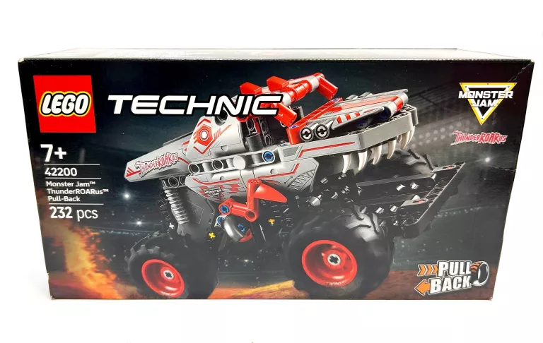 LEGO TECHNIC 42200 MONSTER JAM THUNDERROARUS Z NAPĘDEM TYPU PULL-BACK