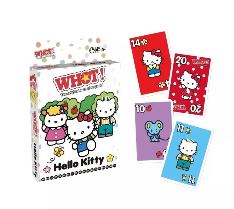 WHOT! HELLO KITTY GRA KARCIANA 5+
