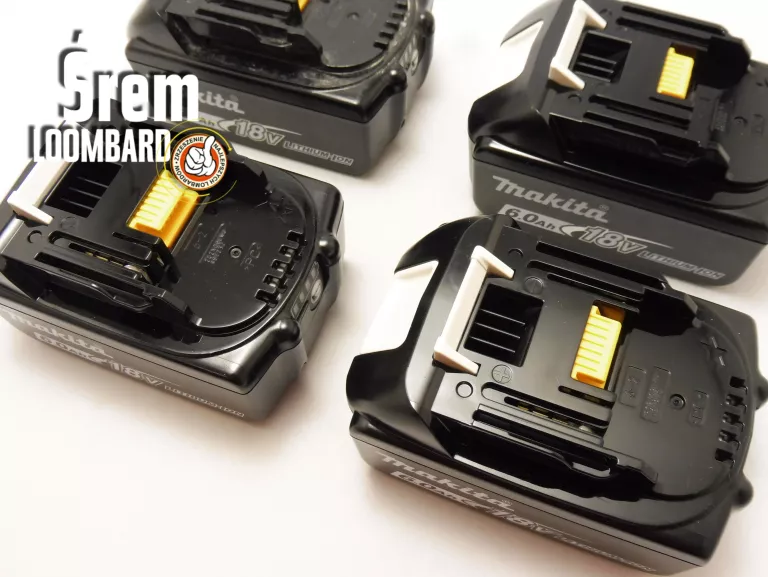 ŁADOWARKA MAKITA + 4 X AKU 6.0AH, KOMPLET, IGŁA STAN!